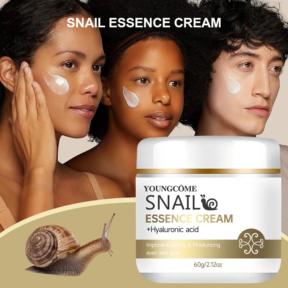 Crème Visage à la Bave d’Escargot et Acide Hyaluronique